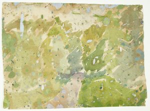 Estudo de cores para Way through the forest de Edvard Weie