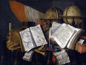 Vanitas Still Life par Edwaert Collier (1642-1708)