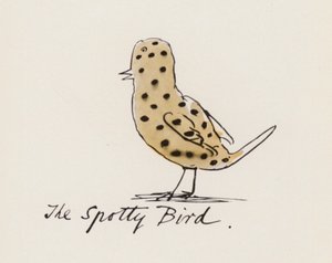 Edward Lear, The Bird Book: The Spotty Bird (cor litho)
