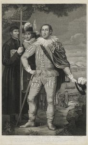 Aterragem de Cristóvão Colombo, gravada por David Edwin (1776-1841) de Edward (after) Savage