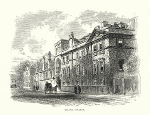 Balliol College (gravura) de Edward (after) Whymper