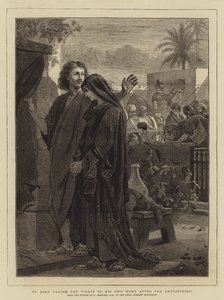 São João levando a Virgem ao seu lar após a crucificação