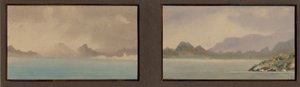 Aguarelas do Caderno da Noruega, 1898-99 (wc no papel) de Edward Adrian Wilson