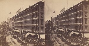 A Embaixada Deixa o Metropolitano para a Prefeitura, 1860.
