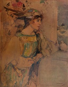 Ansioso, c1900. de Edward Arthur Walton