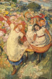 A Dança da primavera (óleo sobre tela)