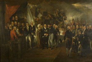 O Embarque de Luís XVIII em Dover de Edward Bird