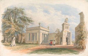Desenho para um portal de parques de Edward Blore