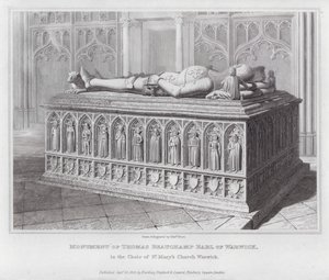 Monumento de Thomas Beauchamp Conde de Warwick, no Coro de St Mary