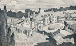 — Kelling Hall, Norfolk. E Brantwood Maufe, A.R.I.B.A., Arquiteto