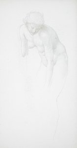Nu feminino curvado de Edward Burne-Jones