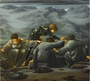 Perseu e as Graias de Edward Burne-Jones