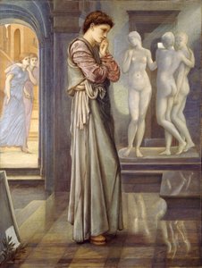 Pigmalião e a imagem - Os desejos do coração de Edward Burne Jones