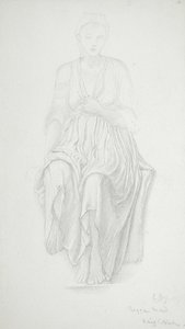 Mulher Sentada de Edward Burne-Jones