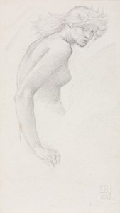 Estudo de uma Figura Feminina de Edward Burne-Jones