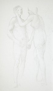 Dois nus femininos de Edward Burne-Jones