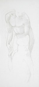 Dois nus masculinos de Edward Burne-Jones