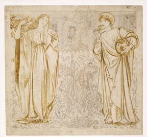 A &39;Lenda das Boas Mulheres&39; de Chaucer - Hypsiphile e Medea de Edward Burne Jones