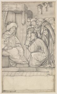 O Conto do Homem de Leis de Chaucer - Conceção de Edward Burne Jones