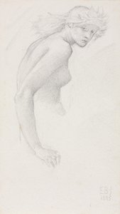 Estudo de uma Figura Feminina de Edward Burne-Jones