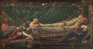 A lenda de Briar Rose: A Bela Adormecida, 1885-1890. de Edward Burne Jones