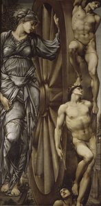 A roda da fortuna, 1883 de Edward Burne Jones
