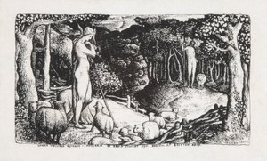 Vida pastoral ideal, 1829 de Edward Calvert