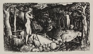 Vida Pastoral Ideal, 1829. de Edward Calvert