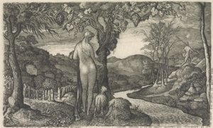 A noiva, 1828 (linha de gravura)