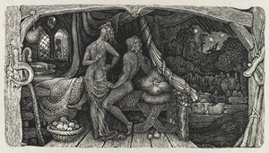 O Idílio da Câmara, 1831. de Edward Calvert