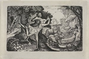 A festa do Cider de Edward Calvert