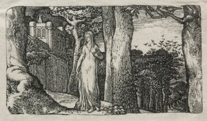 A Dama e as Torres, 1829. de Edward Calvert