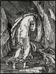 Indo para o Inferno de Edward Coley (after) Burne Jones