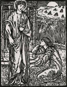 Psyche e Ceres de Edward Coley (after) Burne Jones