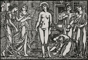O Tribunal de Vénus de Edward Coley (after) Burne Jones