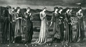 O Casamento da Psique de Edward Coley (after) Burne Jones