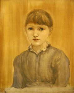 Retrato da filha da artista Margaret (óleo sobre tela) de Edward Coley Burne Jones