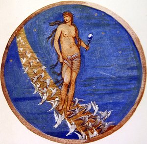 O Livro das Flores: V. Rosa do Céu de Edward Coley Burne Jones
