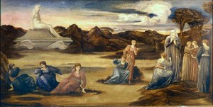 The Passing of Venus, c.1875 (óleo sobre painel) de Edward Coley Burne Jones