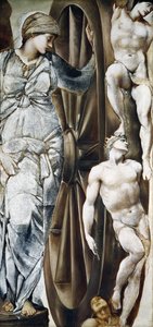 Roda da Fortuna (guache sobre tela) de Edward Coley Burne Jones