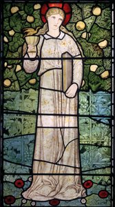 Fé, 1867 (vitral) de Edward Burne Jones