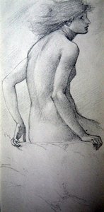 Fada do Morro (ver 452518 verso) de Edward Burne Jones