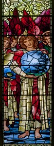 Oxford Harris Manchester College, Morris & Co., Edward Burne-Jones, The Days Of Creation de Edward Coley Burne Jones