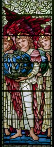 Faculdade Oxford de Manchester Harris, Morris & Co., Edward Burne-Jones, os dias da criação, 1895 de Edward Burne Jones