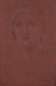 Estudo de Margaret Burne-Jones para 