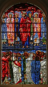 A Ascensão, 1885-1897 (vitral) de Edward Burne Jones