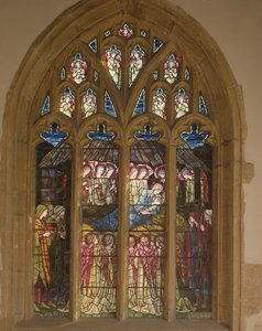 A Natividade, 1862 de Edward Burne Jones