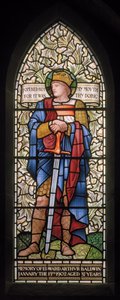 Wilden, Todos os Santos, Morris & Co., Edward Burne-Jones, John Henry Dearle (1859-1932), Rei Ethelbert, 1902-1914, Louisa, Alfred, Os Baldwins, Primeiro Ministro, Metodista, Worcestershire, Artes e Ofícios, de Edward Coley and Dearle Burne Jones