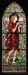 Wilden, Todos os Santos, Morris & Co., Edward Burne-Jones, John Henry Dearle (1859-1932), Samuel, 1902-1914, Louisa, Alfred, Os Baldwins, Primeiro Ministro, Metodista, Worcestershire, Artes e Ofícios, Rudyard de Edward Coley and Dearle Burne Jones