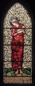 Wilden, Todos os Santos, Morris & Co., Edward Burne-Jones, John Henry Dearle (1859-1932), Santa Inês, 1902-1914, Louisa, Alfred, Os Baldwins, Primeiro Ministro, Metodista, Worcestershire, Artes e Ofícios, Rudyar de Edward Coley and Dearle Burne Jones